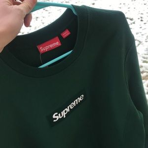 Supreme Fw18 green Crewneck